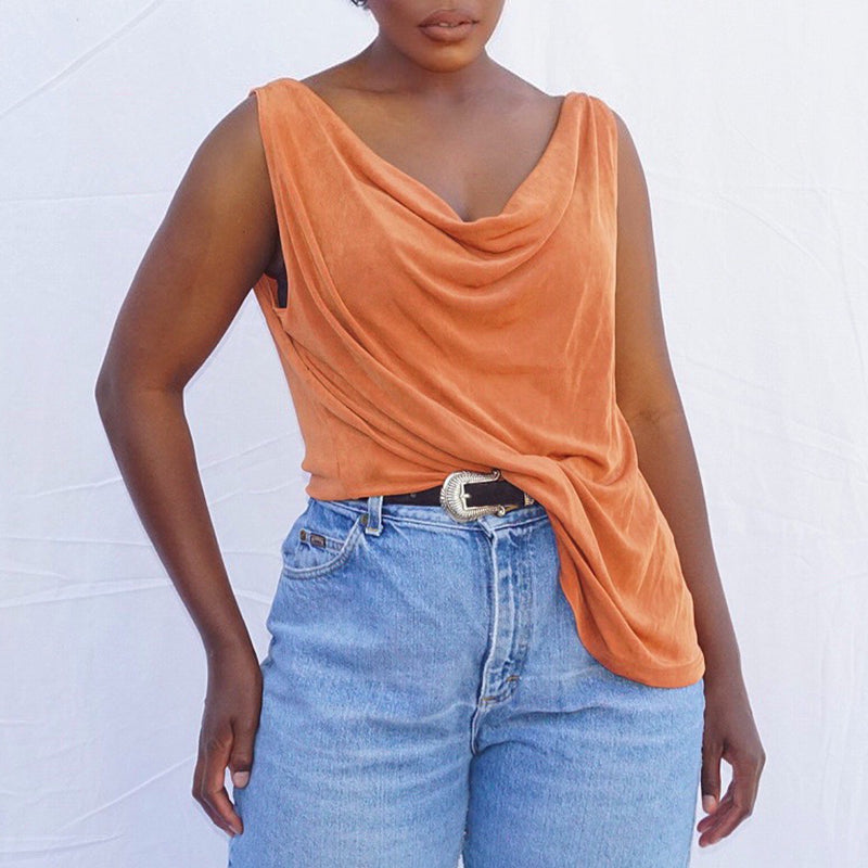 Vintage 90's Draped Top (XX-Large)